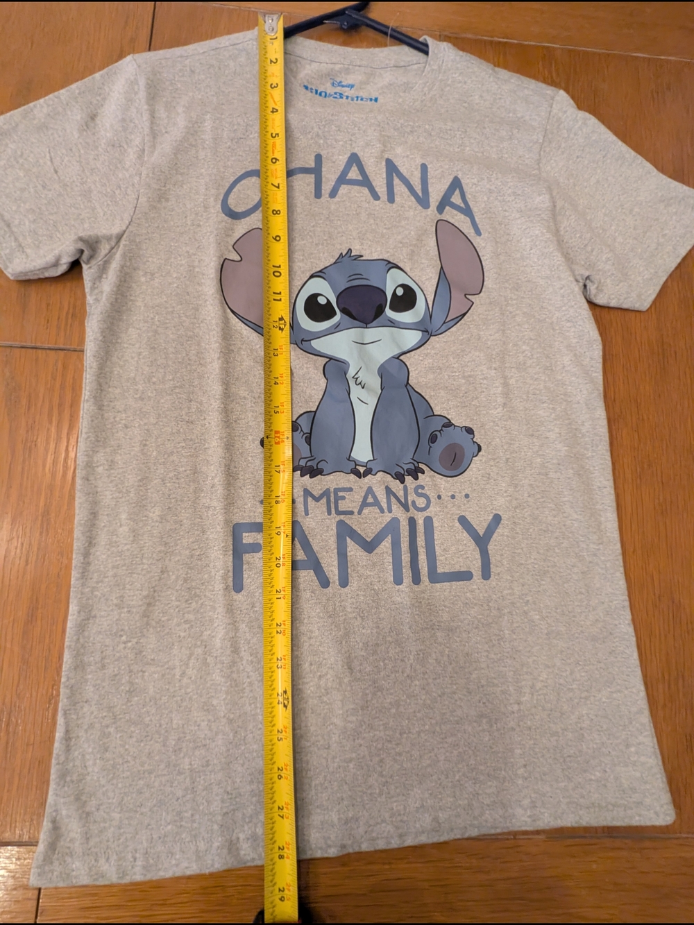 Disney Stitch "Ohana Means Family" Gray T-Shirt M - Picture 4 of 7